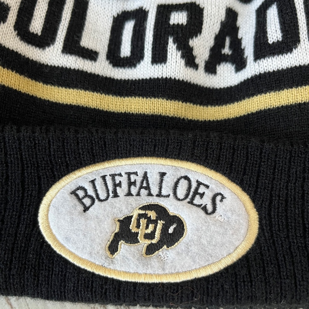 University of Colorado Buffaloes Cuffed Pom Beanie - Picture 2 of 12